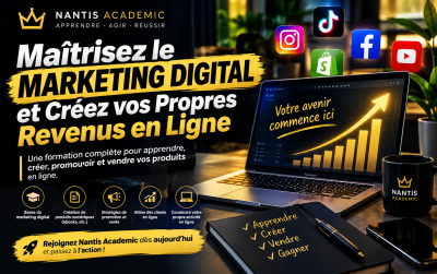 Maîtrisez le Marketing Digital et Créez vos Propres Revenus en Ligne