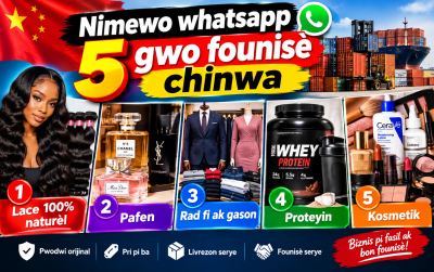 Nimewo whatsapp 5 gwo founise chinwa pouw achte an gwo