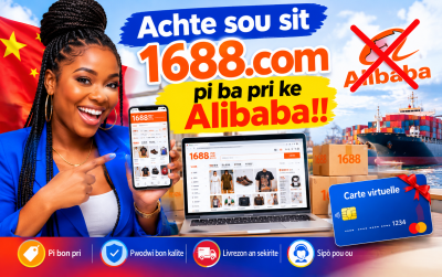 Achte sou sit 1688.com pi Pa pri ke Alibaba