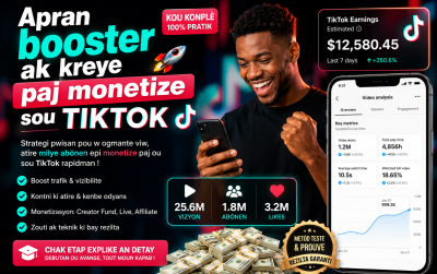Apran boster sou Tiktok